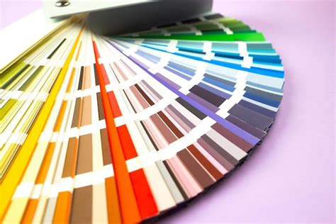 Échantillons de couleurs de peinture d'époque pour motos