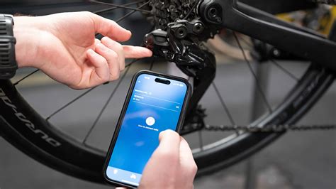 Interface du logiciel Shimano E-Tube