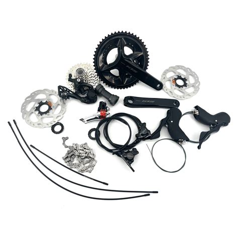 Vue éclatée du groupe Shimano 105 équipant le B'Twin Ultra AF 700