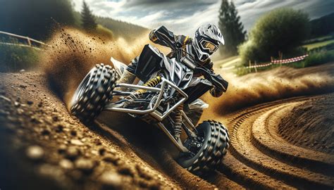 Enfant apprenant à piloter un quad avec un instructeur