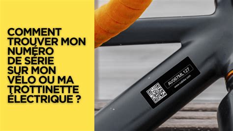 photographie détaillée montrant l'emplacement du numéro de série sur un moteur de Vélo Solex