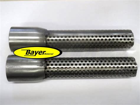 Exemple de DB killer maison fabriqué à partir de tubes et de rondelles