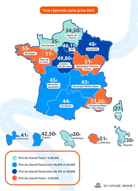 Infographie présentant les augmentations de la taxe régionale en 2025