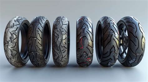Schéma comparatif de l'usure d'un pneu avant et arrière de moto supermotard