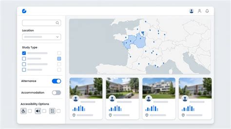 Illustration de l'interface de recherche de LeParking-Moto avec des filtres de recherche