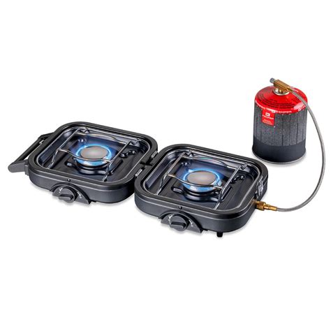 Schéma montrant le fonctionnement d'un réchaud de camping à gaz et d'une popote.