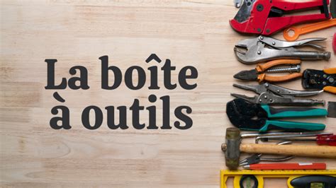 Illustration d'une boîte à outils de cyclisme avec les outils essentiels clairement identifiés.