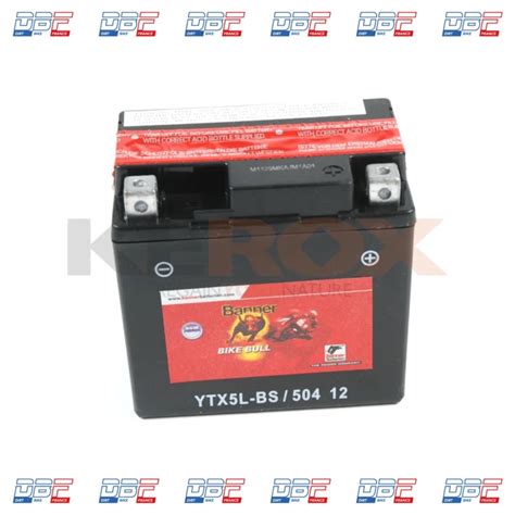 Photo d'une batterie de quad YTX5L-BS