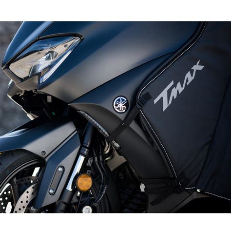 Gros plan sur le logo fluorescent du tablier TMAX