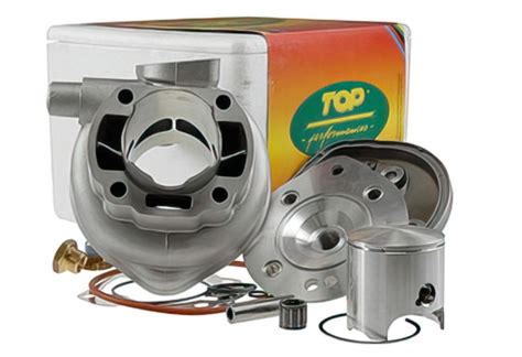 Illustration des différentes gammes de kits 70cc Top Perf : Trophy, Due Plus, et TPR