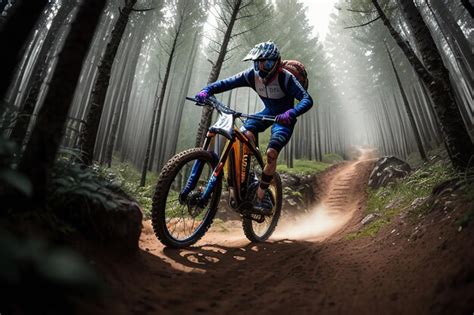 Schéma d'un vététiste en action, illustrant l'abaissement de la selle en descente.
