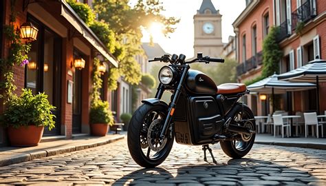Vue éclatée de la moto électrique Maeving RM1 montrant l'emplacement de la batterie
