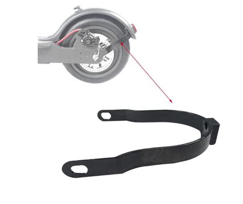 Illustration d'un renfort de garde-boue installé sur une trottinette Xiaomi
