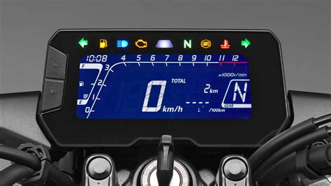 Tableau de bord LCD de l'Aprilia SL1000 Falco.
