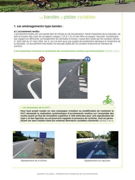 Schéma expliquant les différents types d'aménagements cyclables