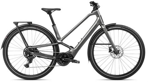 Vue détaillée du vélo électrique Orbea Diem 30, mettant en évidence son design épuré et la batterie intégrée