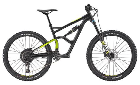 Vue latérale du vélo Cannondale Jekyll 3 mettant en avant son design agressif