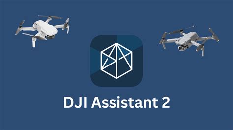 Flux de travail illustrant les étapes de connexion du drone à DJI Assistant 2 et de lancement de la mise à jour.