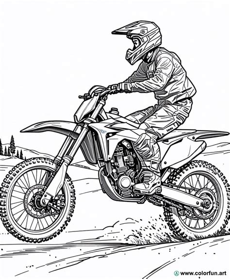 Silhouette d'une moto cross avec son pilote, découpée au laser dans du Kromat noir.