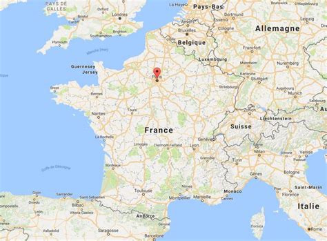 Carte de Paris et de l'Île-de-France indiquant la localisation de l'atelier Boussole.