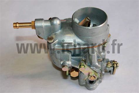 Vue éclatée d'un carburateur Solex 32 PBISA avec identification des composants principaux (tube d'émulsion, ajutage, etc.)