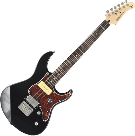 Photo de la guitare électrique Yamaha ERG121C dans sa finition noire