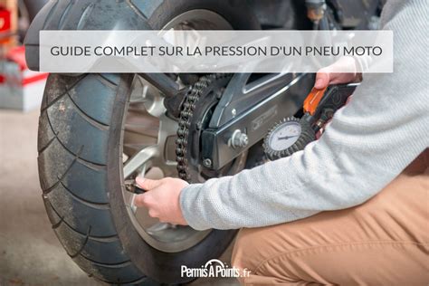 Schéma illustrant les zones de pression des pneus sur une moto.