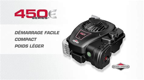 Tondeuse à gazon avec moteur Briggs et Stratton 450E Series en action
