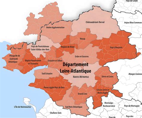 Carte de la localisation de Pont-Château en Loire-Atlantique
