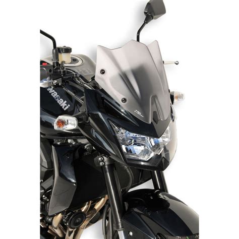 Illustration du saute-vent Ermax pour Kawasaki Z750, montrant sa forme et sa taille d'origine.