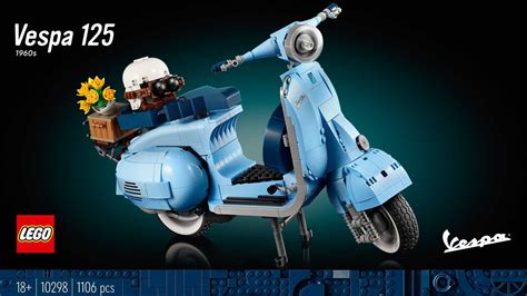 Vue éclatée du set LEGO Vespa 125