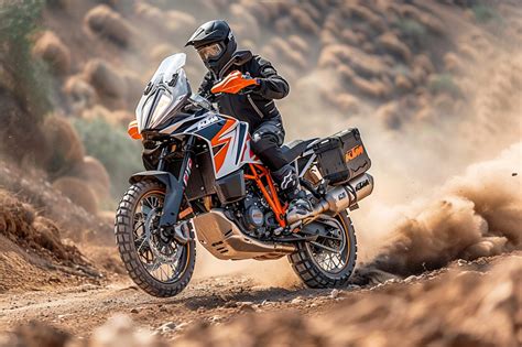 Schéma du menu d'une moto KTM indiquant l'option 