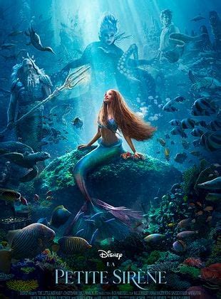 Photo de plateau avec les acteurs principaux du remake de La Petite Sirène