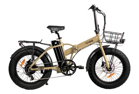 Illustration d'un fat bike électrique pliant avec ses différents points de pliage
