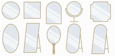 Illustration des différents types de miroirs de rétroviseurs (convexe, anti-éblouissement)