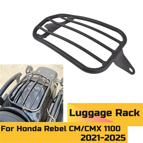 Support arrière pour porte-bagages solo Honda Rebel