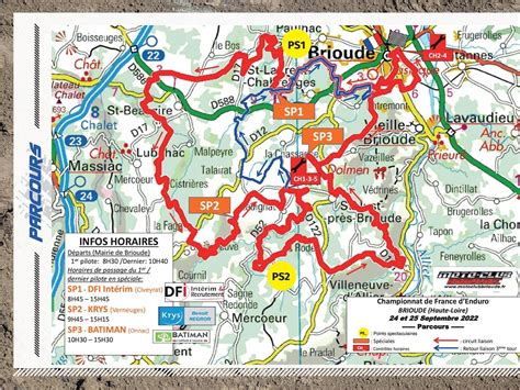 Carte du circuit Enduro n°116 à Barèges avec dénivelé et points d'intérêt