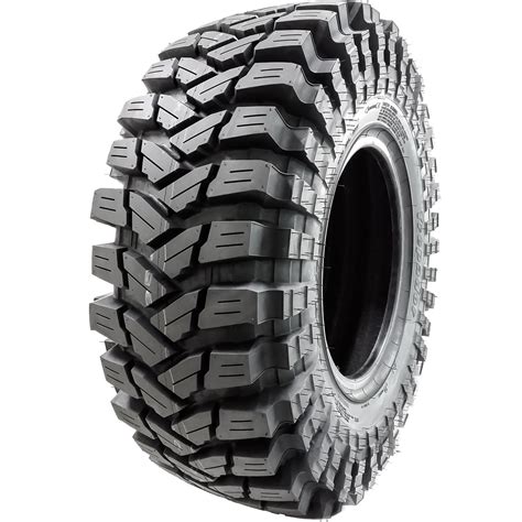 Schéma du pneu Maxxis Trepador M8060 avec mise en évidence des pavés d'épaulement espacés.