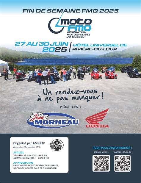 Photo de représentants de la FMQ et de Moto Canada lors de l'annonce du partenariat.