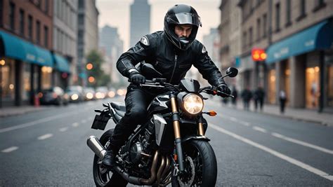 Illustration montrant l'équipement de sécurité d'un motard : casque, blouson renforcé, gants, pantalon et chaussures.