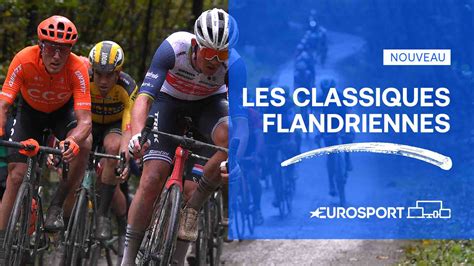 Carte des principales classiques flandriennes avec leurs parcours