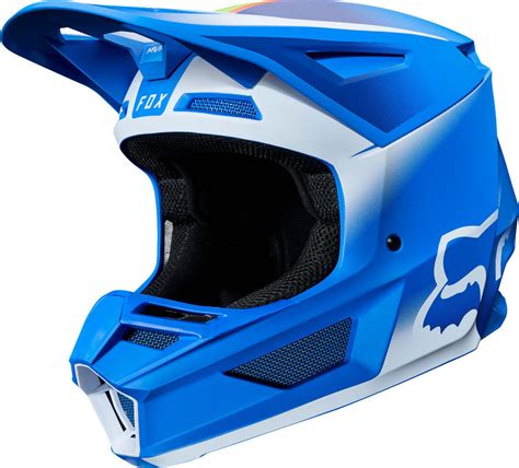 Schéma de la structure interne du casque Fox V2 Hayl avec indication des tailles de calotte et de mousse EPS