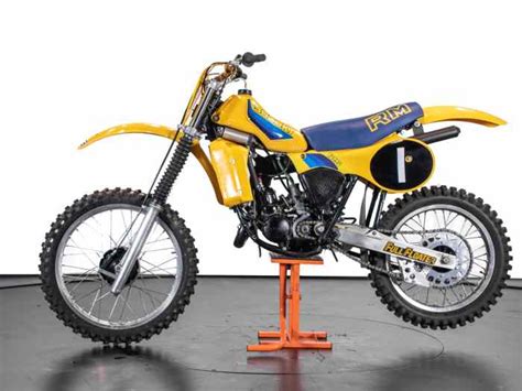 Photo de la Suzuki 125 RM B dans son état d'origine à l'acquisition