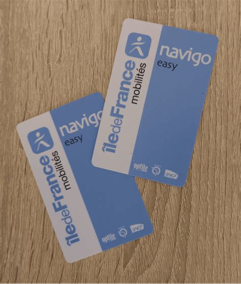 Photo d'une carte Navigo Easy