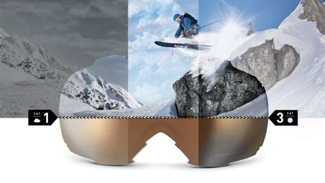 Illustration montrant la résistance du verre du masque de ski Odoland aux impacts.