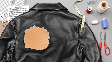 Infographie montrant les étapes de personnalisation d'un blouson en cuir.
