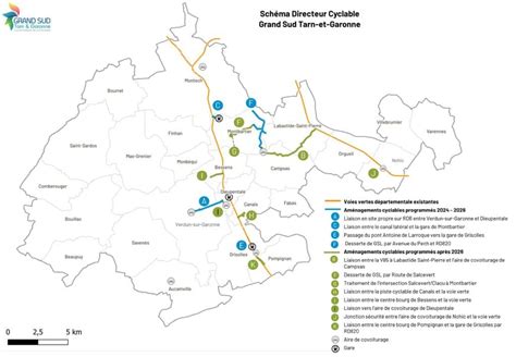 Schéma du nouveau tracé cyclable reliant Alzingen et Hassel