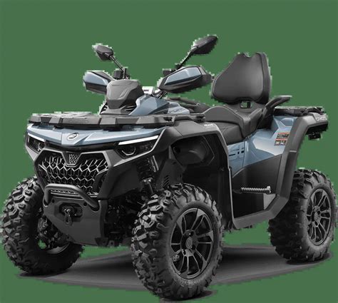 Vue latérale du quad CF Moto CFORCE 1000R, soulignant son design imposant et ses finitions.