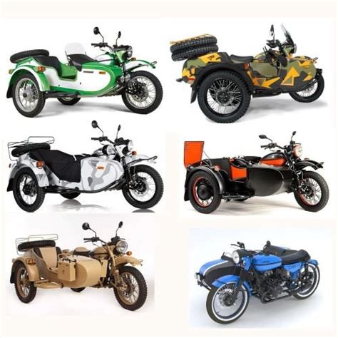 Collection de garde-boues pour side-cars Ural et Dnepr