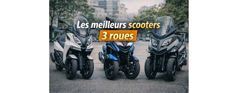 Schéma comparatif des scooters à 3 roues et des scooters à 2 roues, mettant en avant la stabilité et la sécurité.